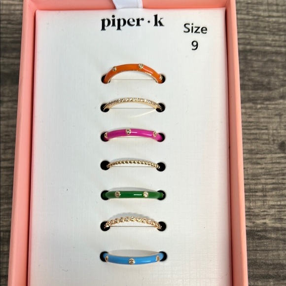 ✨Piper K | Stackable Ring Set | Size 9 - Picture 3 of 6